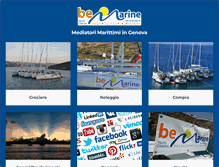 Tablet Screenshot of be-marine.it